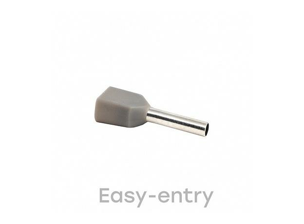 Наконечник штыревой втулочный изолированный НШвИ(2) 0,75-8 (уп 50шт) EKF nhvi2-0.75-8 /10 уп/