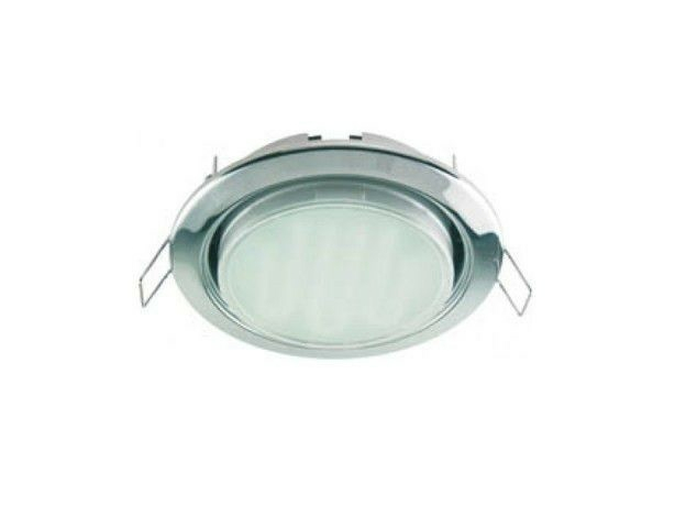 Светильник встраиваемый H4 220V GX53 хром 38х106 IP20 /FC53H4ECB/ ECOLA