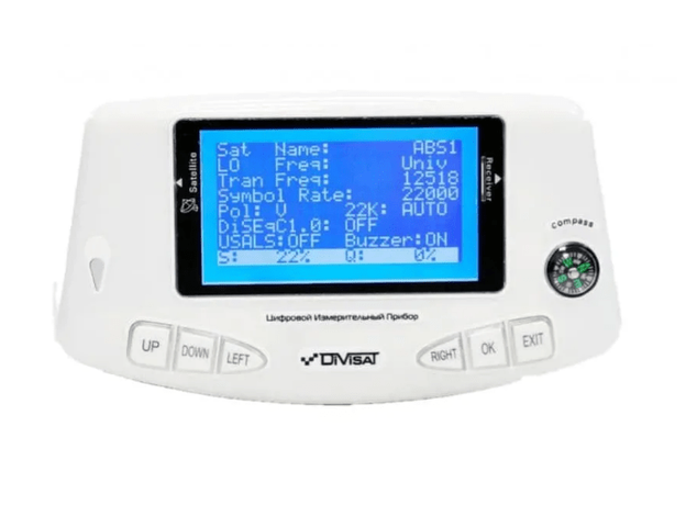 САТФАЙНДЕР Прибор для настройки спутниковых антенн DVS-SF600 с аккумулятором