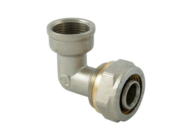 Фитинг обжимной угольник с переходом на внутреннюю резьбу 3/4"x16 Altstream