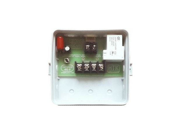 Фотореле (светореле) ФБ-9 (сухой контакт, ночной режим 30А/IP54) НТК Электроника