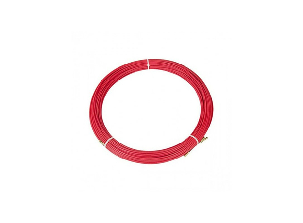 Протяжка кабельная Rexant (мини УЗК в бухте), стеклопруток, d=3,5 мм 5 м, красная