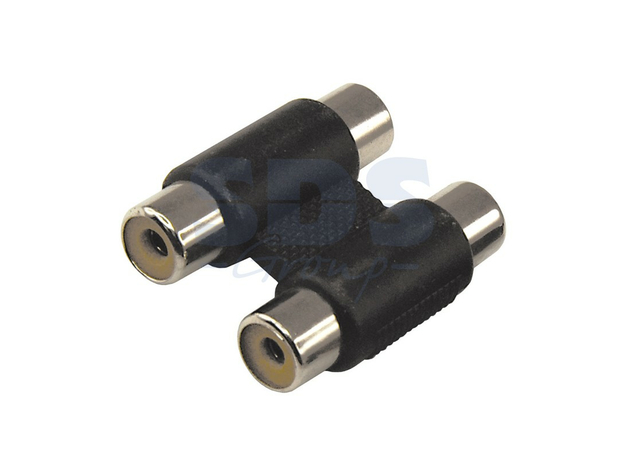 Переходник 2 гнезда RCA - 2 гнезда RCA, бинокль Rexant