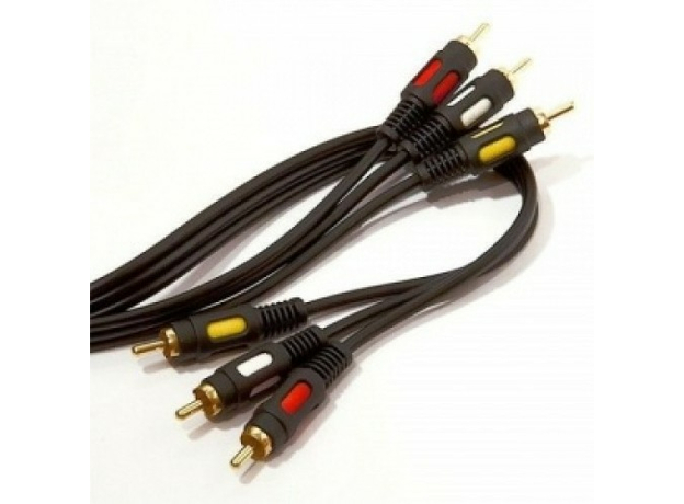 Шнур 3RCA шт - 3RCA шт 10м Арбаком