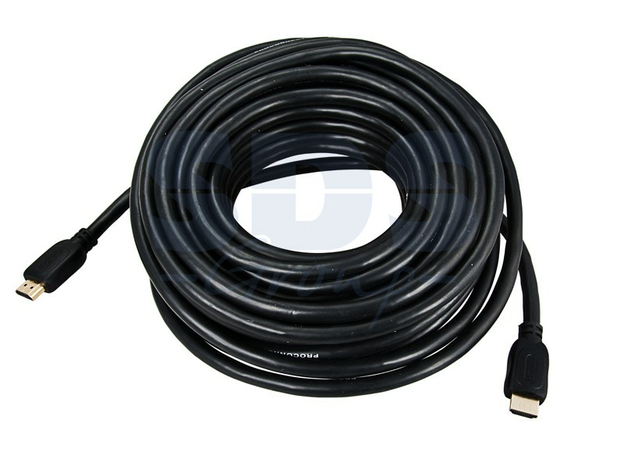 HDMI Кабель gold, 20м, с фильтрами PEbag PROconnect