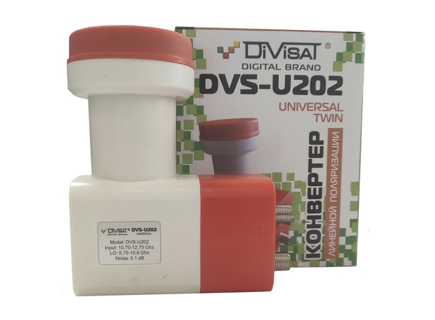 DVS-U202: Конвертор спутниковый унив.2 выхода