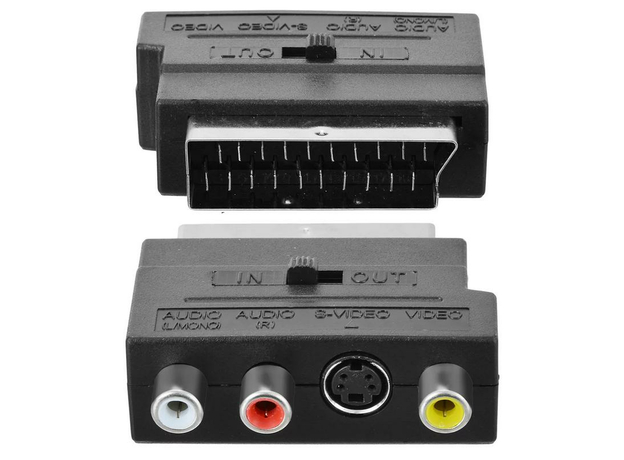 Переходник SCART- 3 RCA In/Out Divisat
