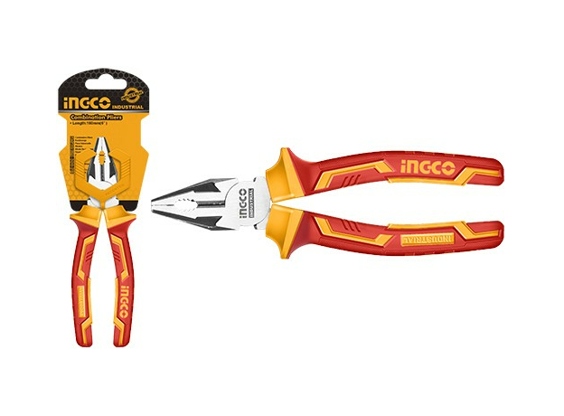 Пассатижи диэлектрические 200 мм до 1000В VDE INGCO INDUSTRIAL HICP28208