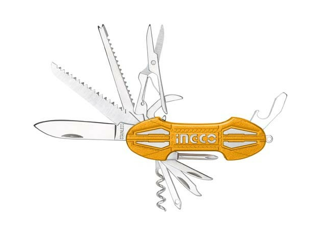 Нож складной многофункциональный 15 в 1 INGCO HMFK8158