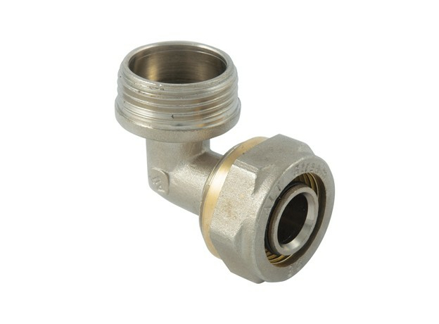 Фитинг обжимной угольник с переходом на наружную резьбу 3/4"x20 Altstream