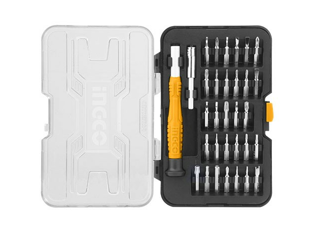 Отвертка с битами (32шт) для точных работ INGCO HKSDB0328