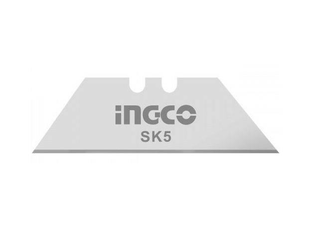 Лезвия для универсального ножа 10 шт 61х19мм, SK5 INGCO HUKB611