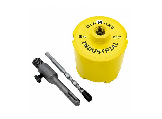 Коронка по бетону алмазная безударная 80 мм SDS-plus Diamond Industrial DIDCC80