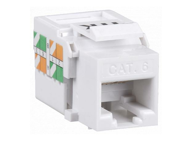 ITK Модуль Keystone Jack кат.6, без экрана, IDC Dual, горизонтальная заделка CS1-1C6U-D1 IEK