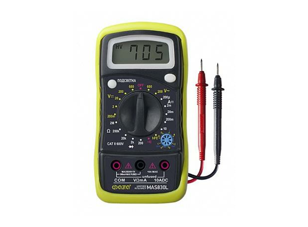 Мультиметр цифровой MAS830L ФАZА Мультиметр цифровой MAS830L ФАZА