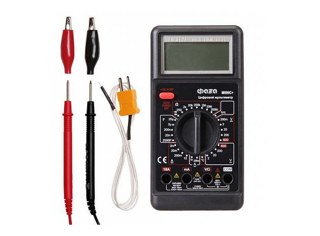 Мультиметр цифровой M890C+ температура ФАZА Мультиметр цифровой M890C+ температура ФАZА