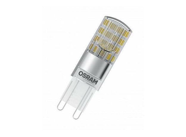 Лампа светодиодная 2,6Вт G9 JC 2700K 320Лм прозрачная 220В капсульная LS PIN30 52x15мм 4058075056688 OSRAM