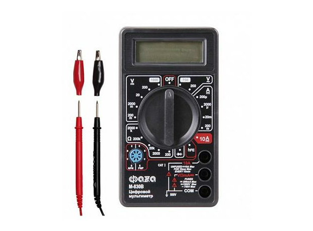 Мультиметр цифровой M830В базовая модель Мультиметр цифровой M830В базовая модель