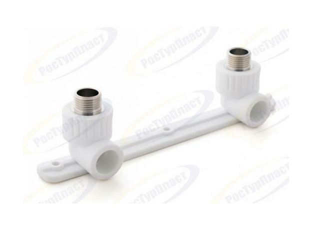 Планка под смеситель полипропиленовая 20х1/2" НР 10703 РосТурПласт