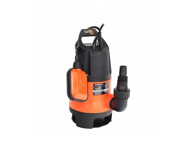 Насос дренажный F 400, д/грязной воды, корпус-пластик, 400 Вт, 8000 л/час PATRIOT