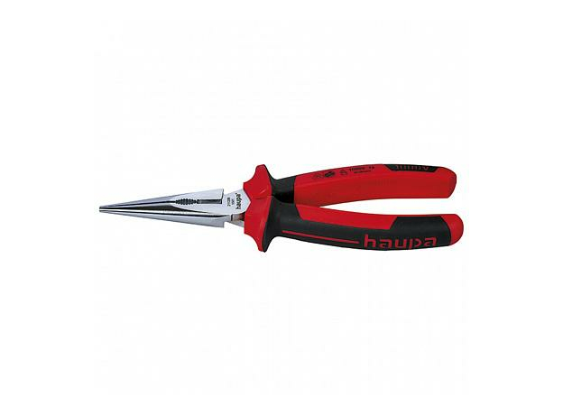 Длинногубцы прямые с удлиненными губками VDE 200 мм, 1000В, Haupa 211208