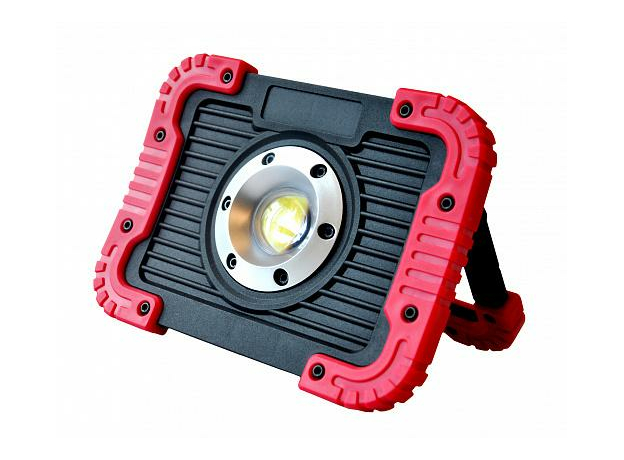 Фонарь-прожектор светодиодный аккумуляторный 15W COB + линза, 3000мАч, 1100Лм, IP65 29134 3 REV Ritter