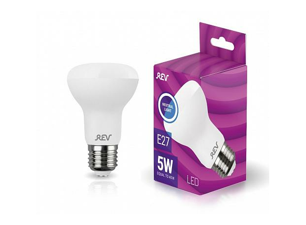 Лампа светодиодная 5Вт E27 R63 4000К 375Лм матовая 220В рефлекторная 32335 8 REV