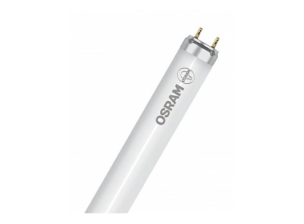 Лампа светодиодная 9Вт G13 T8 6500К 800 Лм ST8B-0.6M 9W/865 230VAC трубка 600 ммDE 25X1 RU OSRAM 4058075377509 (двустороннее прямое включение)