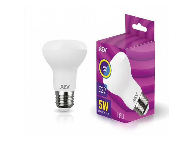 Лампа светодиодная 5Вт E27 R63 2700К 350Лм матовая 220В рефлекторная 32334 1 REV