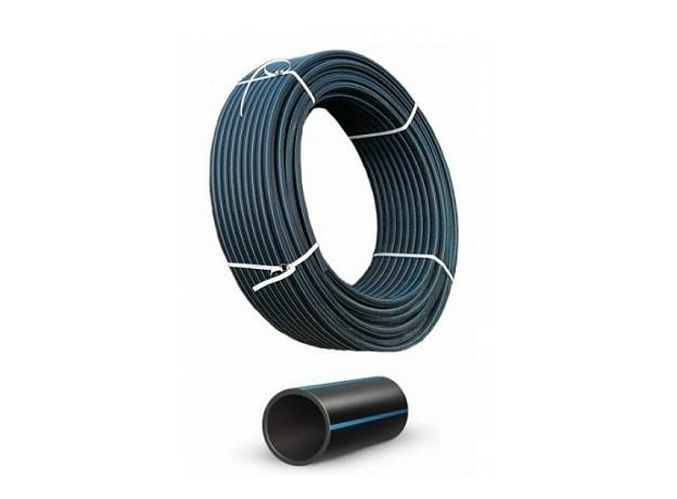 Труба ПНД питьевая 25*2,0 SDR13,6 PN 12,5 ПЭ-100 ГОСТ 18599-2001 (бухта 100 м) Megapipe