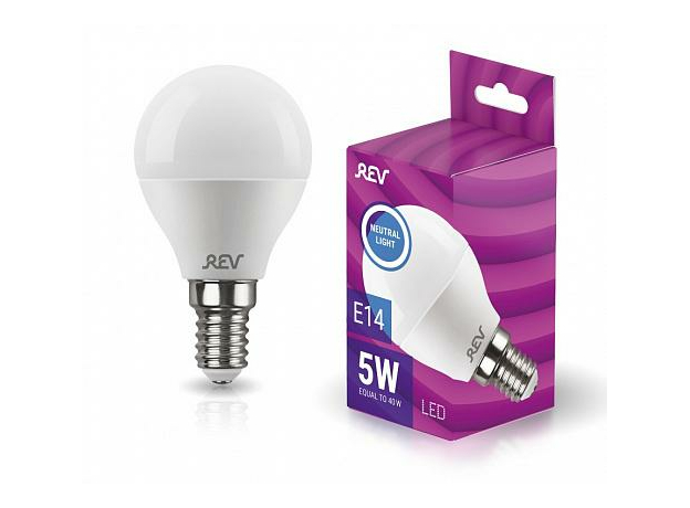 Лампа светодиодная 5,0Вт Е14 375Лм 4000К G45 32261 0 TM REV