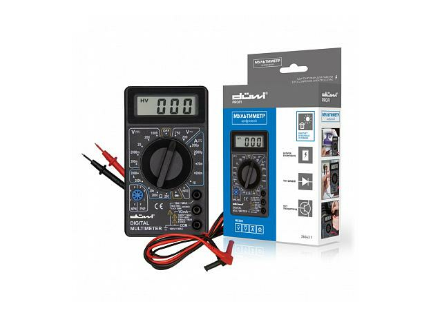 Мультиметр портативный цифровой M830B, PROFI, color box 26043 1 Duwi Мультиметр портативный цифровой M830B, PROFI, color box 26043 1 Duwi