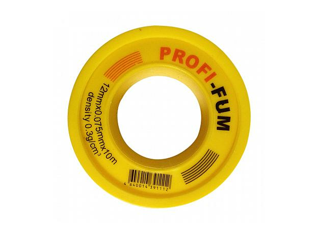 Лента ФУМ 12х0,075х10м для газа ЭКОНОМ Лента ФУМ 12х0,075х10м для газа ЭКОНОМ