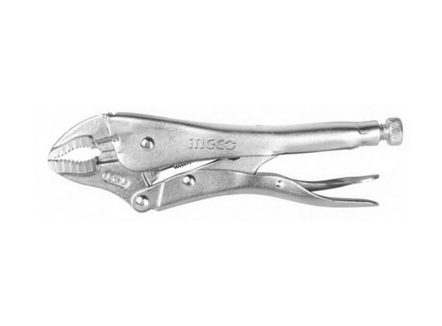 Зажимные клещи ручные с фиксатором INGCO HCJLW0210