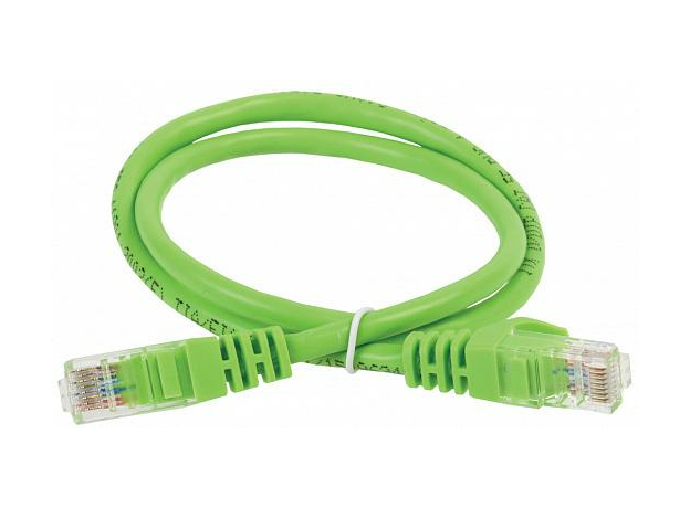 ITK Коммутационный шнур (патч-корд), кат.5Е UTP, 2м, зеленый (PC02-C5EU-2M)