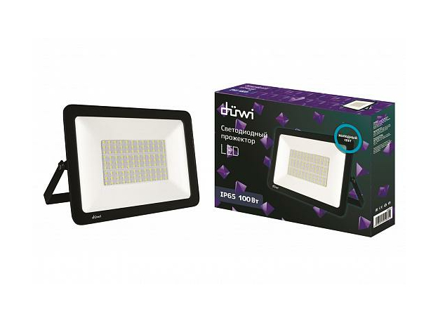 Прожектор светодиодный 100Вт СДО-100 8000Лм 6500К 230В Duwi 25065 4