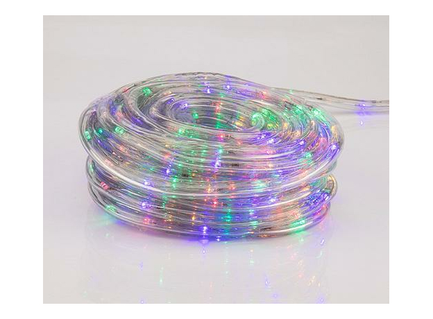 Дюралайт 6 м 24 Led/м RYGB Разноцветный, в комплекте: сетевой шнур и аксессуары для монтажа 121-329-06 Neon-Night