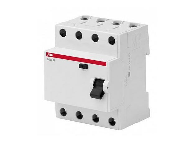 Устройство защитного отключения (УЗО) 4P, 25A, 30мA, AC, BMF41425 2CSF604041R1250 ABB Устройство защитного отключения (УЗО) 4P, 25A, 30мA, AC, BMF41425 2CSF604041R1250 ABB