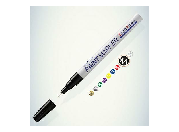 Маркер краска1мм черный MunHwa EFPM-01 260031