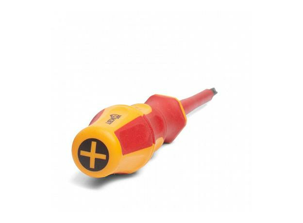 Отвертка диэлектрическая PH1x80 до 1000В «ПРОФИ» КВТ 78611