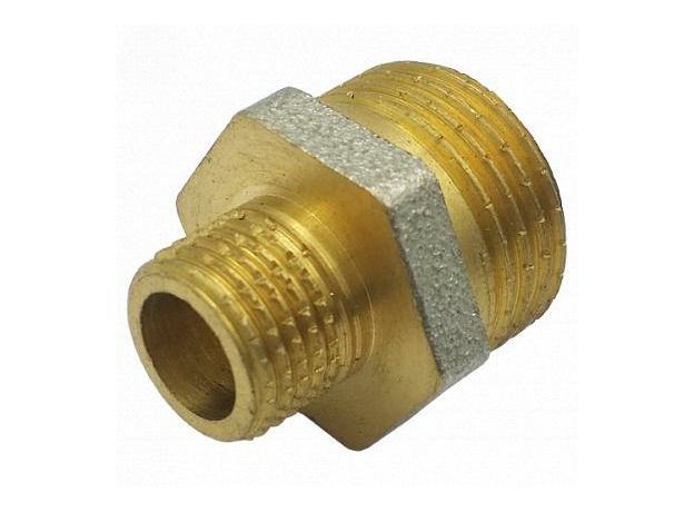 Ниппель латунный переходнный 1"х1/2" НР 9023 ГОСТ 32585-2013 Aquasfera 9023-04