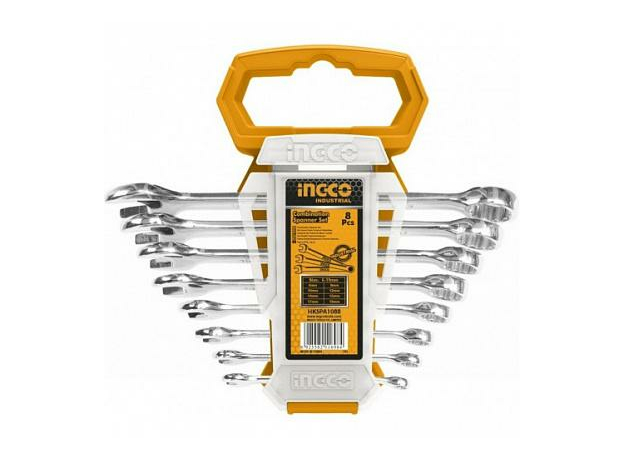 Набор комбинированных гаечных ключей 6-19mm INGCO INDUSTRIAL HKSPA1088-I