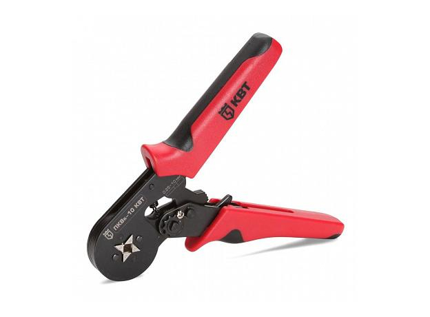 Пресс-клещи для обжима штыревых втулочных наконечников (0.25-10 мм2) ПКВк-10 КВТ 74712