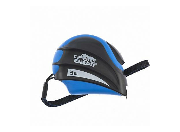 Рулетка Полимер, 3 мх16 мм, автоматическая фиксация, эргономичная форма БАРС 32501