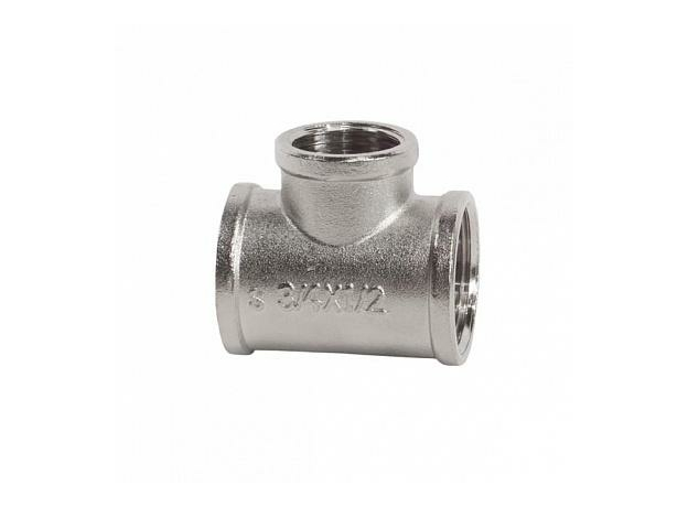 Тройник латунный переходной ВР 3/4"х1/2"х3/4" AQUALINK Тройник латунный переходной ВР 3/4"х1/2"х3/4" AQUALINK