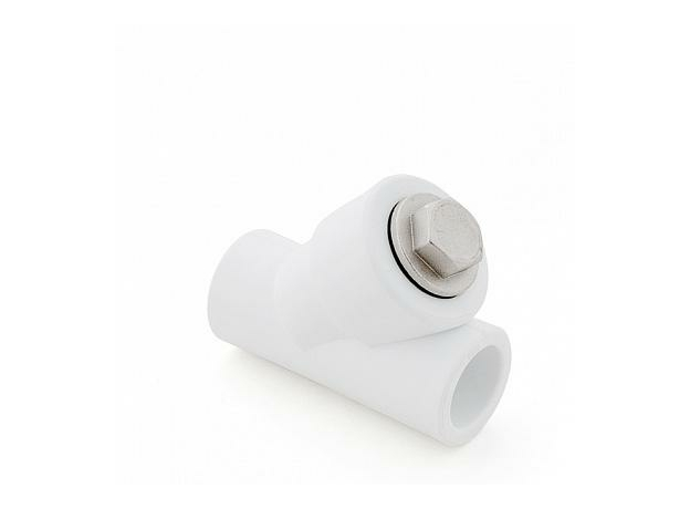 Фильтр косой PPR полипропиленовый 20 вн/вн 10838 РосТурПласт Фильтр косой PPR полипропиленовый 20 вн/вн 10838 РосТурПласт