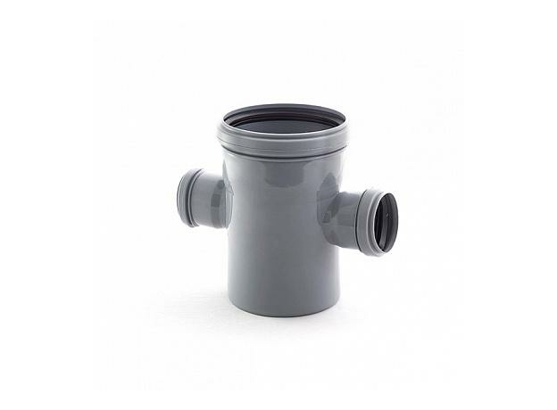 Крестовина канализационная одноплоскостная 110/50/50 угол 87 РосТурПласт