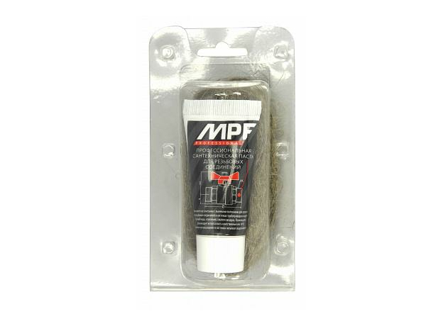 Комплект паста уплотнительная универсальная 25 гр+лен 25 гр, MPF Professional/Premium