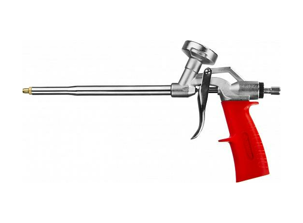 Пистолет для монтажной пены "Стандарт" металлический корпус 06874_z01 ЗУБР Пистолет для монтажной пены "Стандарт" металлический корпус 06874_z01 ЗУБР
