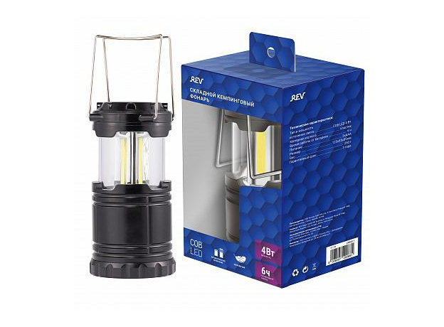 Фонарь светодиодный 4Вт кемпинговый складной Travellight+, размер ХL, 3*АА батарейки в комплект не входят 29068 1 REV